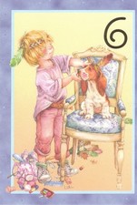 Postkarte Glückwunsch Kind