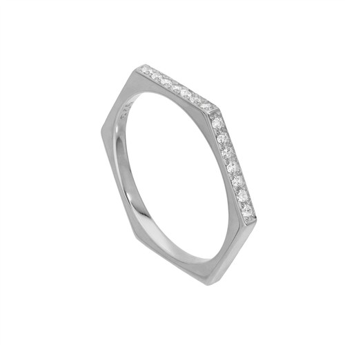 Sterlingsilber klar cz - &,