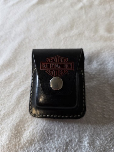 Zippo tasche leder harley - zippo,