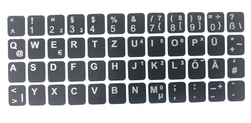 Deutsche tastatur aufkleber - deutsche,