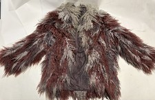 Island Schaffell Pelzjacke Damen lila Gr38-40 vintage Ripa Italy