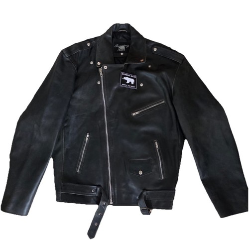Biker jacke leder running - leder,