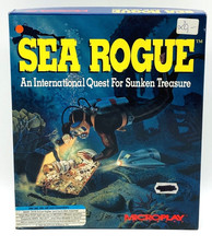 Sea Rogue International Quest for Sunken Treasure 5,25 DISKETTE PC Big Box OVP