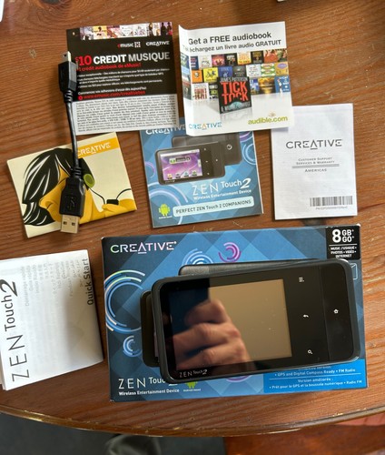 2010 creative zen touch2 8gb - zen,