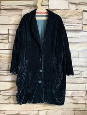 cocon.commerz PRIVATSACHEN  GEWICHTOLL Mantel aus Seidensamt in petrol Gr. 1