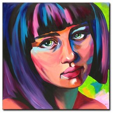 Modernes acryl bild - modernes,