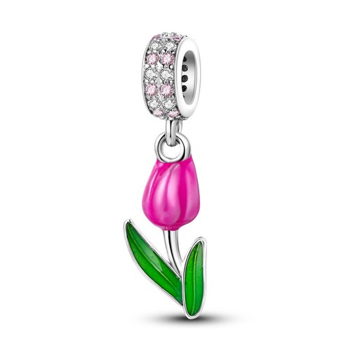 Rosa tulpe blume emaille - tulpe,