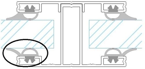 Lippendichtung für sprossen - lippendichtung,