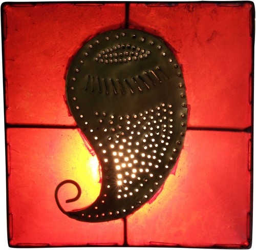 Henna lampe leder - lampe,, /