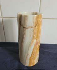 ZYLINDRISCHE  ONYX  VASE  AUS
