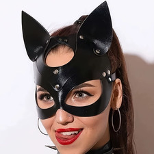 Gothic Punk Katzenmaske –