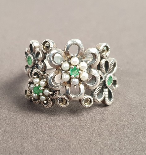 Vintage silber ring - vintage,