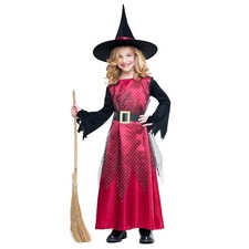 Kinderkostüm Rote Hexe (10-12