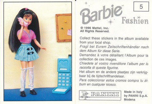 Panini sticker barbie - panini,