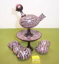 Ostern  Holz Deko Huhn auf