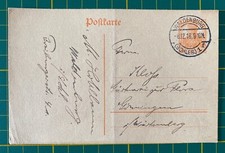 Ganzsache Waldenburg Schlesien