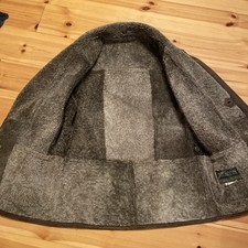 Elegante Melchinger Lederjacke Herrenmantel Winter mit Fell Gr. 50 elegant 🎄