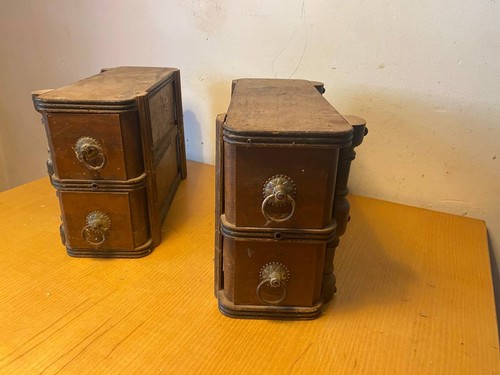 Antike schränkchen - 2x,