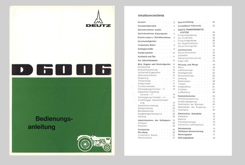 Deutz 6006 schlepper - deutz,