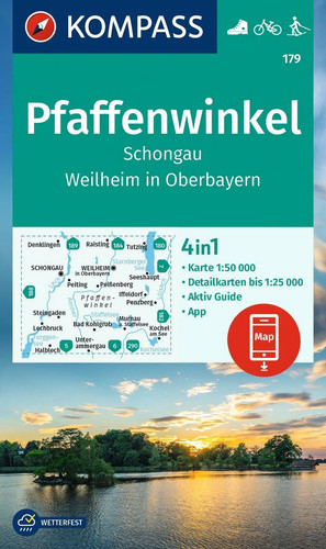 Kompass wanderkarte 179 - wanderkarte,