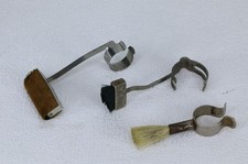 3x Plattenputzer für Grammophon, zur Befestigung am Tonarm, läuft mit! T076