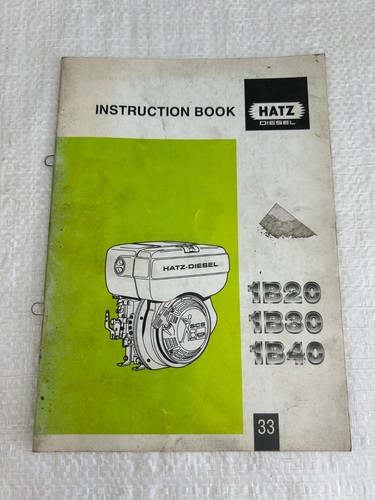 Hatz diesel motor instruction - motor,