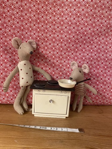 Puppenhaus herd ofen vintage - ofen,