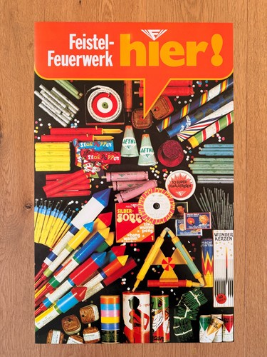 Altes feistel feuerwerk poster - altes,