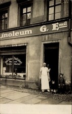 Foto Ak Bäckerei Erich Möckel, Linoleum G. Emil - 4238195