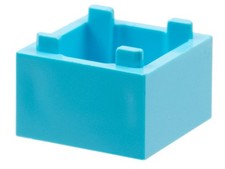 Lego Container, Box 2 x 2 x 1 - Top Opening with-35700-Farbauswahl-color choice