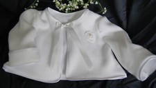 Taufjacke bolerojäckchen zu - taufjacke,