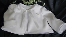 Taufjacke / Bolerojäckchen zu Taufkleid Taufe Jacke Baby Gr. 62-74