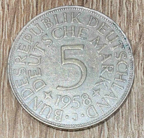 Münze brd 1958 j - 5,