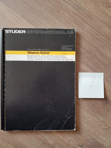 Studer telephon hybrid - telephon,