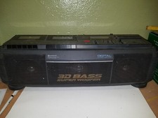 Hitachi TRK-3D35E Ghettoblaster Stereo Doppel Kassettenrecorder Boombox s.Fotos!