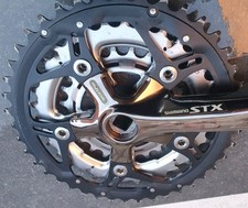 Shimano STX 'Special Edition' Triple Kettensatz FC-MC31-CH 'Chromica' 175mm sehr guter Zustand