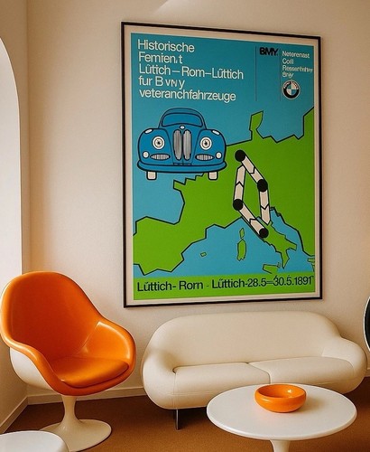 Original plakat bmw - bmw, 1981