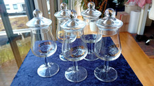 Fünf Calvados Gläser -