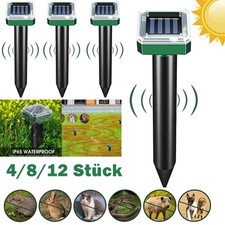 4/8/12x Solar Maulwurfschreck