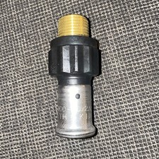 HENCO PVDF Übergangsfitting AG 17PK-2004 - 20 x 1/2