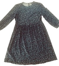 JOOP! Kleid  Größe 38/40 Größe M Leo schwarz grau Länge ca. 99 cm