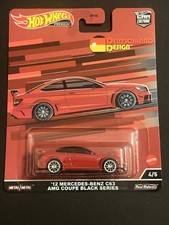 Hot Wheels '12 Mercedes Benz C63 AMG Black Series 4/5 1:64 Deutschland Design