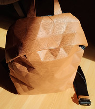 Parfois Rucksack braun-orange und schwarz mit goldenen Akzenten