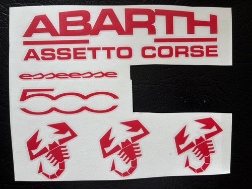 Abarth aufkleber fiat 500 595 - abarth,