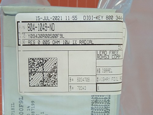 5stk vishay - 5stk, (1stk/50eur)