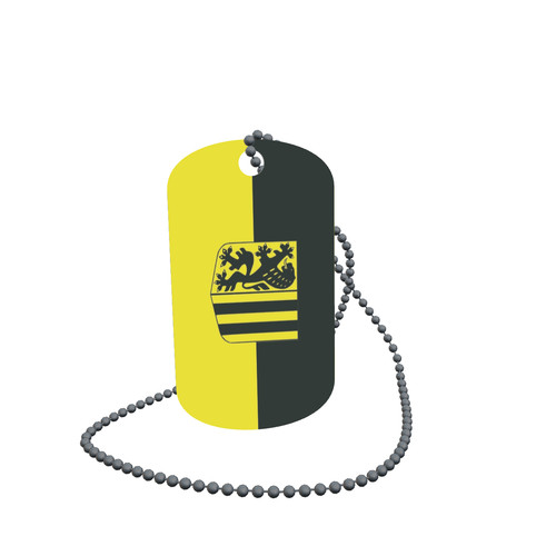 Dog tag flagge fahne dresden - tag,