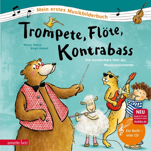 Trompete flöte kontrabass - flöte,,