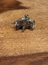Bison massiv silber - bison,