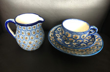 BUNZLAUER  PFAUENAUGE  KERAMIK