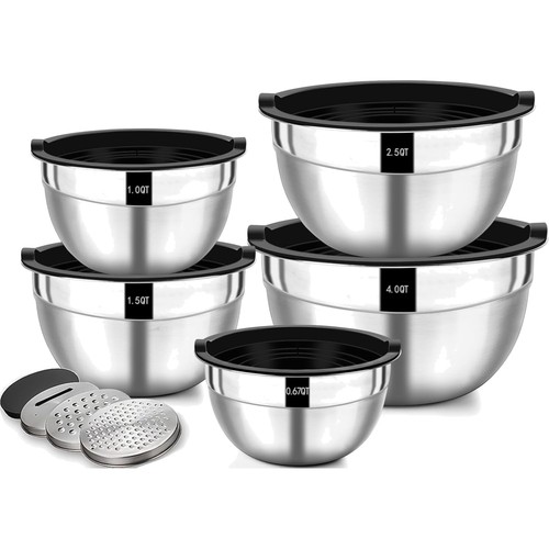 Salatschüssel set edelstahl - salatschüssel,